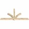 Ekena Millwork Redmond Rough Sawn Timber Gable Bracket, Douglas Fir, 84"W x 45"H x 4"D x 4"F, 13/12 Pitch GBW084X45X0404RED00RDF - alternate 2